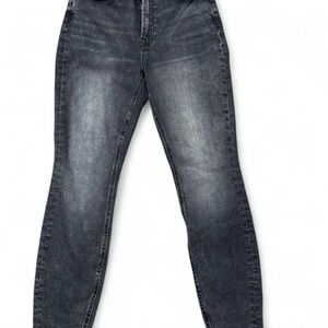 Forever 21 Dark Wash Skinny Black Jeans Size 27 Excellent Condition